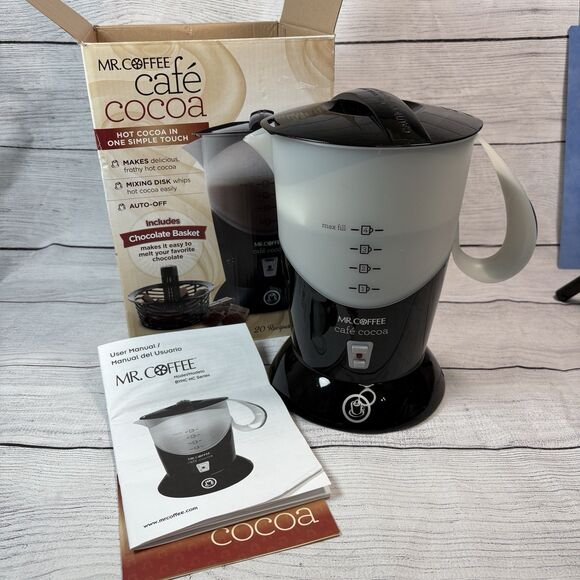 Mr. Coffee Cafe Cocoa Hot Cocoa Chocolate Maker BVMC-HC5 New Unused Open Box - Picture 1 of 7